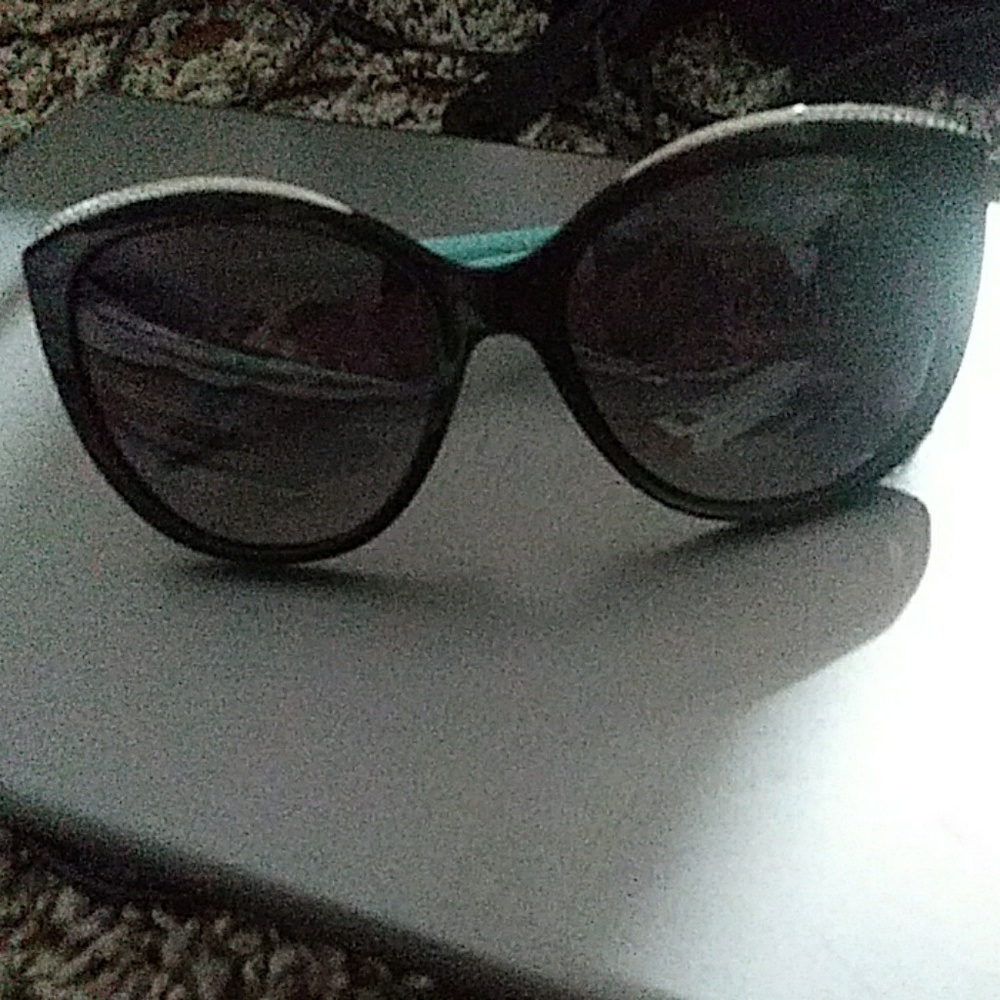 Beautiful Tiffany & Co. Black Cat Eye Sunglasses..